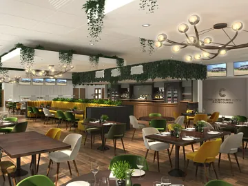 The proposed redesign of the Fairwood restaurant at Chelmsford City Racecourse